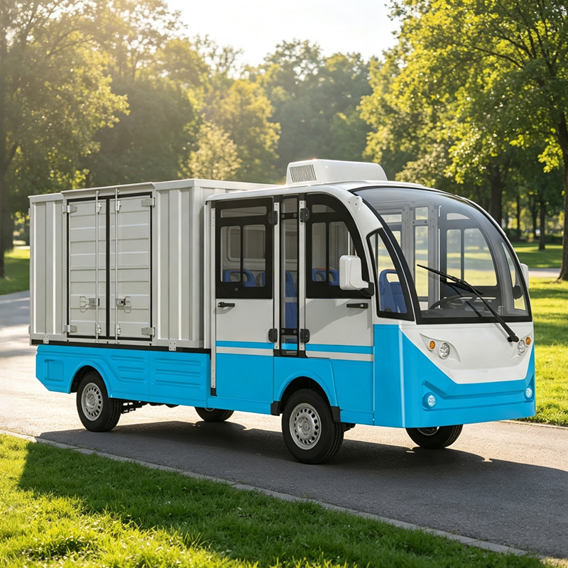 雙排封閉式載貨車多開門低速運(yùn)輸車