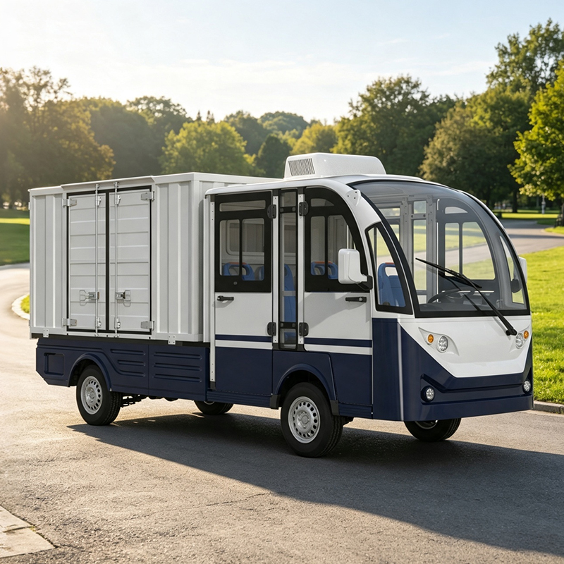 雙排封閉式載貨車多開門低速運(yùn)輸車