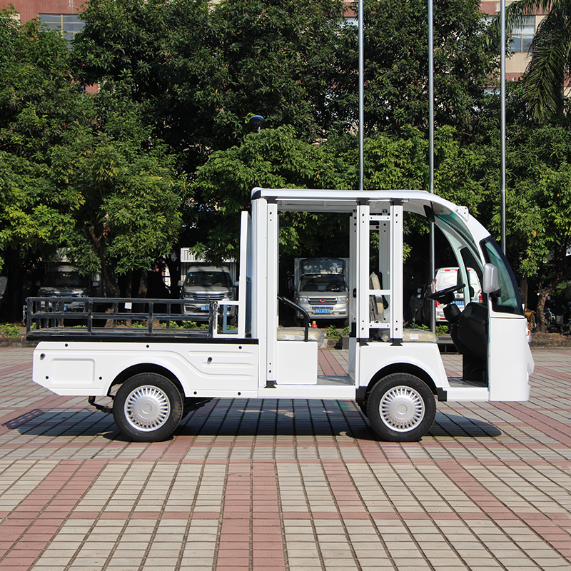 雙排5座電動載貨車廠內(nèi)運轉(zhuǎn)電動車搬運車倉庫周轉(zhuǎn)車平板拉貨車