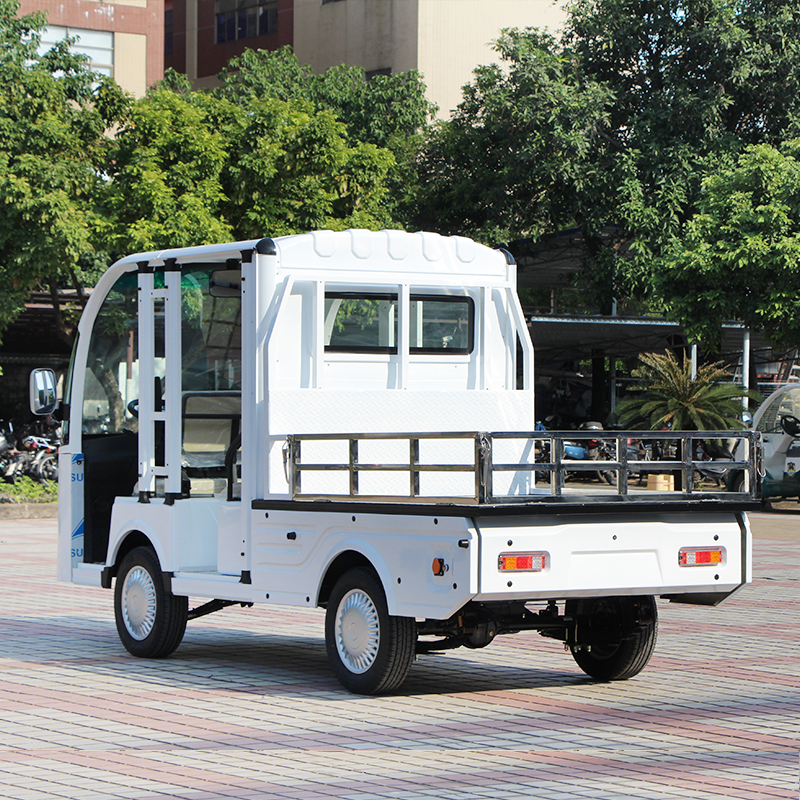 雙排5座電動載貨車廠內(nèi)運轉(zhuǎn)電動車搬運車倉庫周轉(zhuǎn)車平板拉貨車