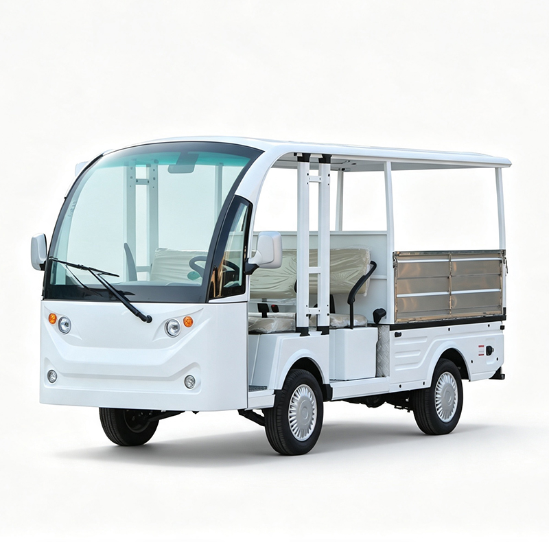 電動(dòng)雙排座載貨車廠區(qū)內(nèi)運(yùn)輸車