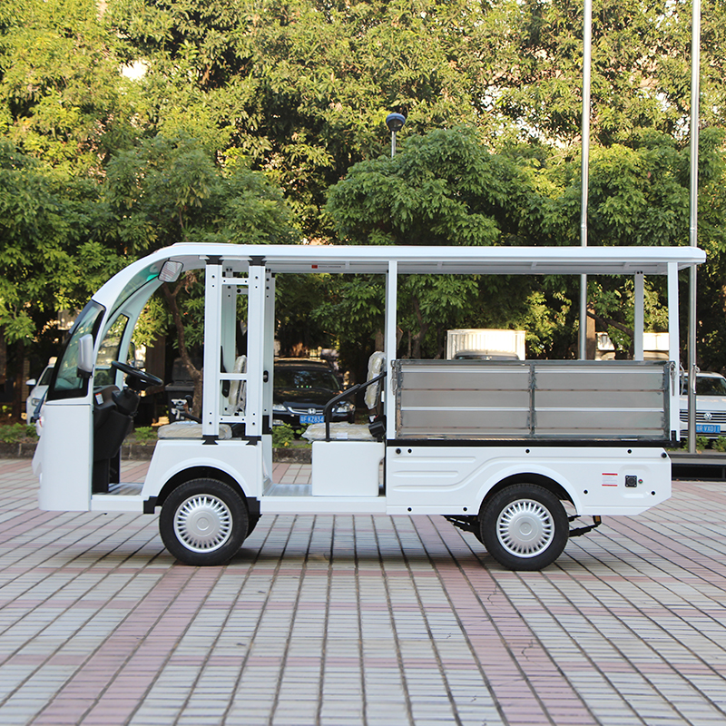 電動(dòng)雙排座載貨車廠區(qū)內(nèi)運(yùn)輸車