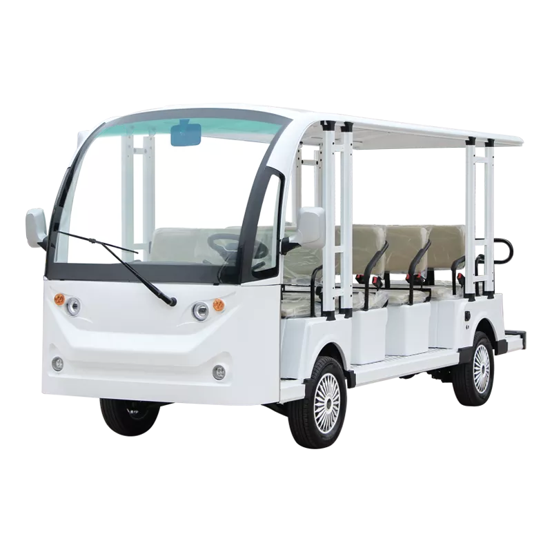 朗晴14座電動觀光車工廠景區(qū)校園民宿酒店觀光接駁擺渡代步游覽觀光車