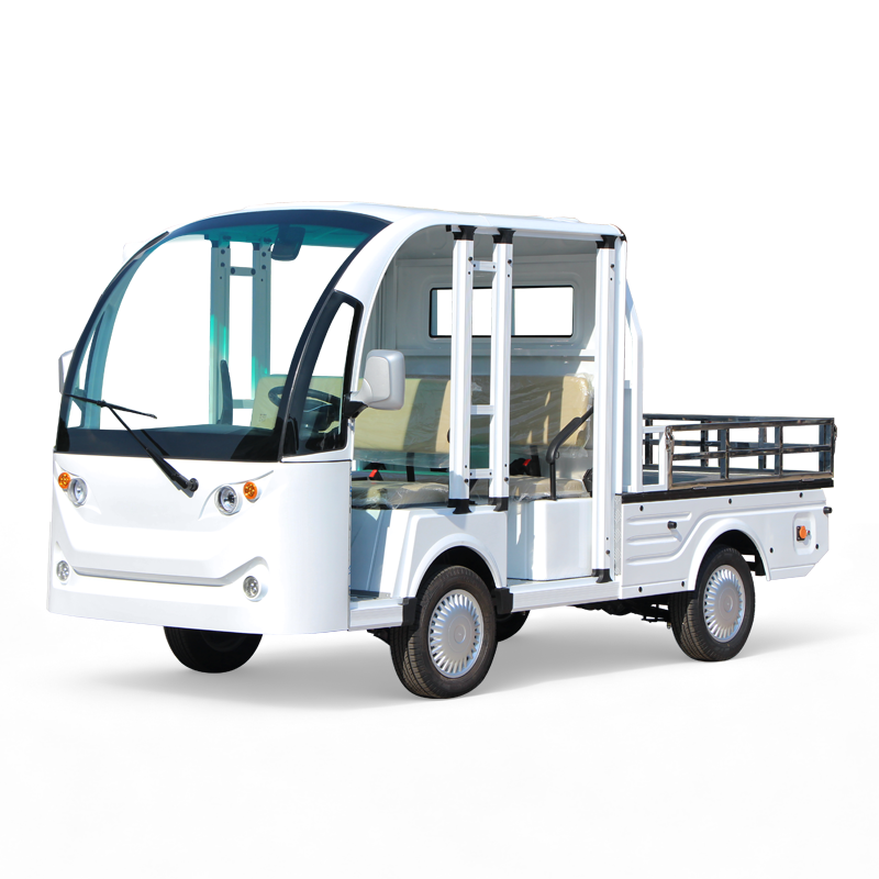 雙排5座電動載貨車廠內(nèi)運轉(zhuǎn)電動車搬運車倉庫周轉(zhuǎn)車平板拉貨車